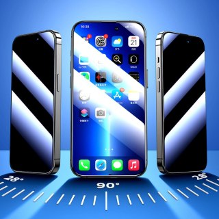 Szkło prywatyzujące Joyroom Knight 2,5D Privacy TG Apple iPhone 14 Plus / 15 Plus Anti-Spy przezroczysty (JR-P03)