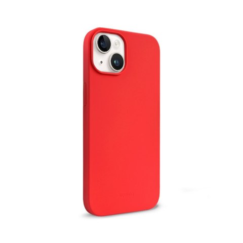 Etui na telefon iPhone 14 Plus / 15 Plus Crong czerwone - stylowe i trwałe