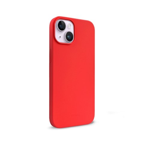 Etui na telefon iPhone 14 Plus / 15 Plus Crong czerwone - stylowe i trwałe