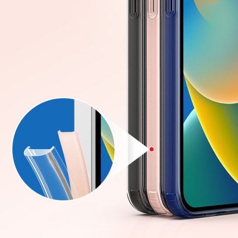 Etui na telefon iPhone 14 Plus / 15 Plus DuxDucis Clin2 MagSafe różowe