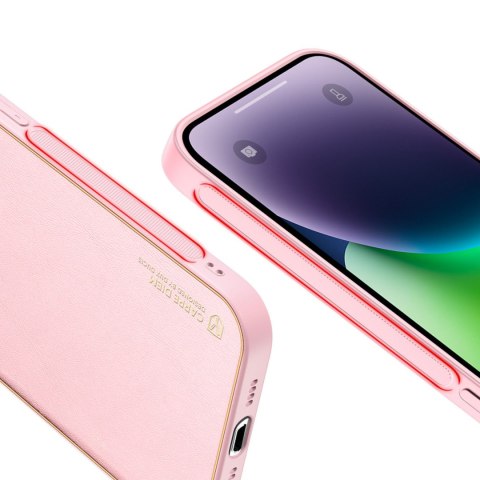 Etui na telefon iPhone 14 Plus / 15 Plus Dux Ducis Yolo różowy