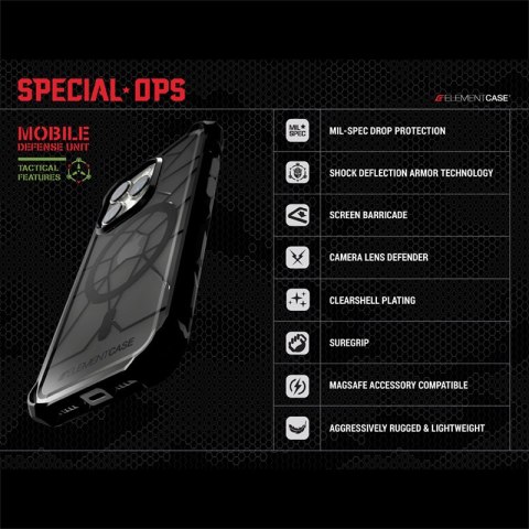 Etui na telefon iPhone 14 Plus / 15 Plus Element Case Special Ops X5