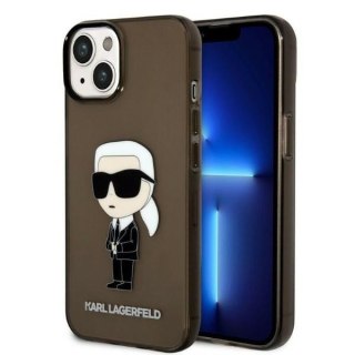 Etui na telefon iPhone 14 Plus / 15 Plus Karl Lagerfeld Ikonik czarne