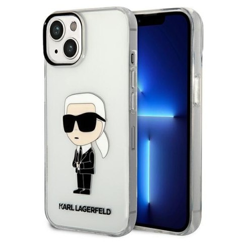 Etui na telefon iPhone 14 Plus / 15 Plus Karl Lagerfeld przezroczyste