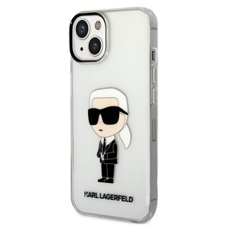 Etui na telefon iPhone 14 Plus / 15 Plus Karl Lagerfeld przezroczyste