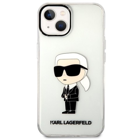 Etui na telefon iPhone 14 Plus / 15 Plus Karl Lagerfeld przezroczyste