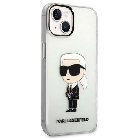 Etui na telefon iPhone 14 Plus / 15 Plus Karl Lagerfeld przezroczyste