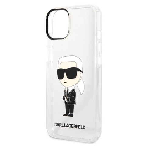 Etui na telefon iPhone 14 Plus / 15 Plus Karl Lagerfeld przezroczyste