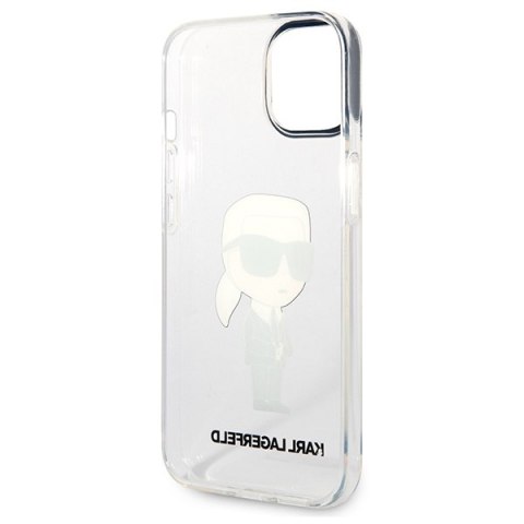 Etui na telefon iPhone 14 Plus / 15 Plus Karl Lagerfeld przezroczyste