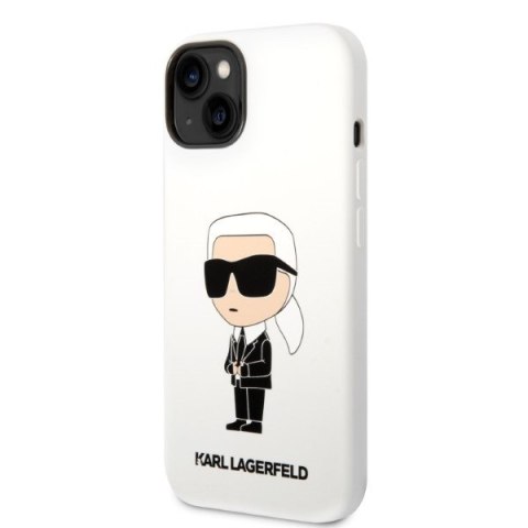 Etui na telefon iPhone 14 Plus/15 Plus Karl Lagerfeld Silicone Ikonik