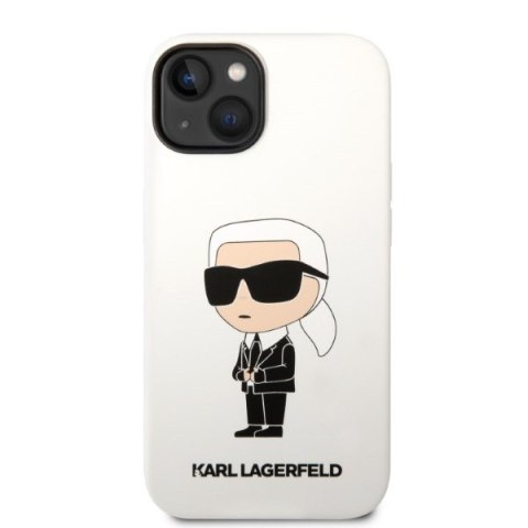 Etui na telefon iPhone 14 Plus/15 Plus Karl Lagerfeld Silicone Ikonik