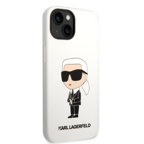 Etui na telefon iPhone 14 Plus/15 Plus Karl Lagerfeld Silicone Ikonik