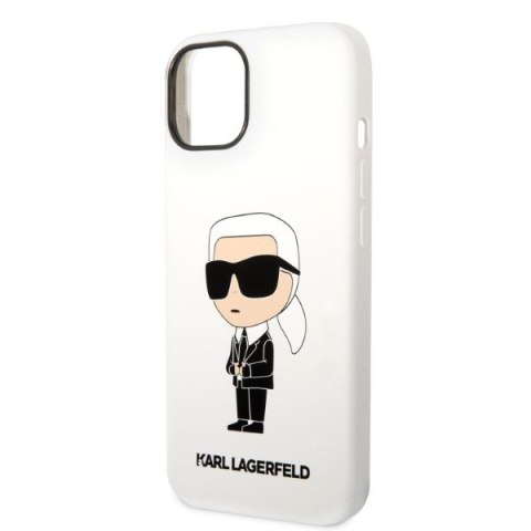 Etui na telefon iPhone 14 Plus/15 Plus Karl Lagerfeld Silicone Ikonik