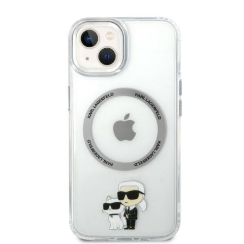 Etui na telefon iPhone 14 Plus / 15 Plus Karl Lagerfeld MagSafe