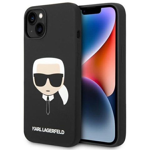 Etui na telefon iPhone 14 Plus/15 Plus Karl Lagerfeld MagSafe czarne