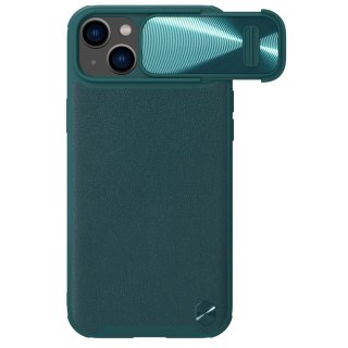 Etui iPhone 14 Plus / 15 Plus Nillkin CamShield Leather S zielone