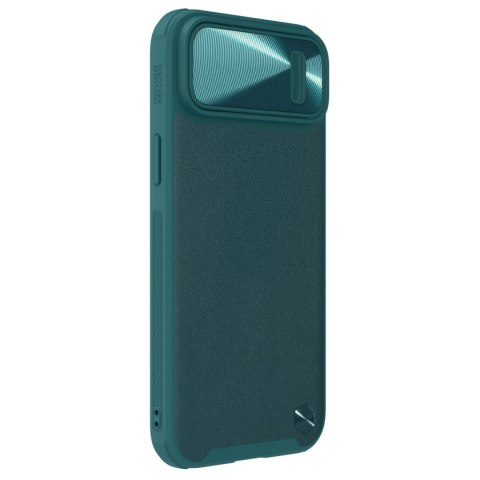 Etui na telefon iPhone 14 Plus / 15 Plus Nillkin CamShield Leather S zielone