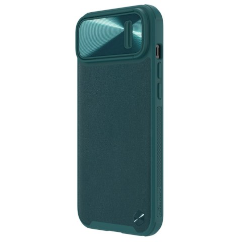 Etui na telefon iPhone 14 Plus / 15 Plus Nillkin CamShield Leather S zielone