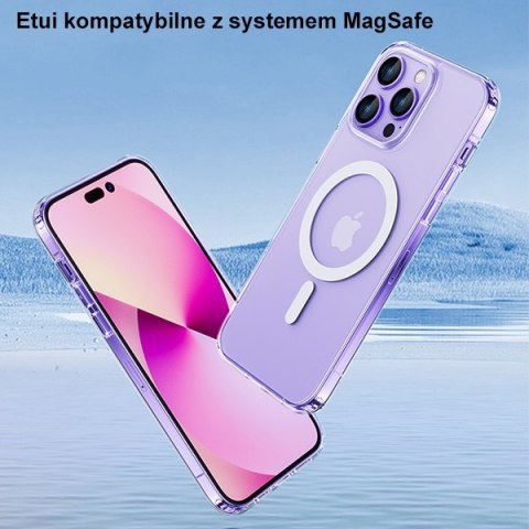 Etui na telefon iPhone 14 Plus / 15 Plus USAMS Ice Magnet przezroczyste