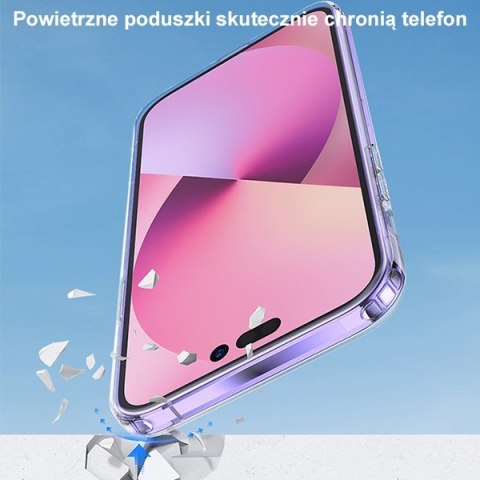 Etui na telefon iPhone 14 Plus / 15 Plus USAMS Ice Magnet przezroczyste