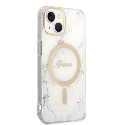 Etui na telefon Apple iPhone 14 Plus / 15 Plus Guess Marble MagSafe