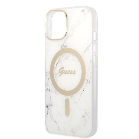 Etui na telefon Apple iPhone 14 Plus / 15 Plus Guess Marble MagSafe