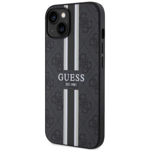 Etui na telefon iPhone 14 Plus / 15 Plus Guess 4G MagSafe czarne