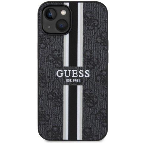 Etui na telefon iPhone 14 Plus / 15 Plus Guess 4G MagSafe czarne