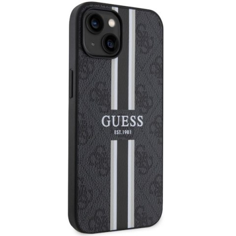 Etui na telefon iPhone 14 Plus / 15 Plus Guess 4G MagSafe czarne