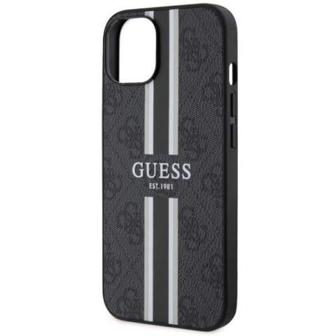 Etui na telefon iPhone 14 Plus / 15 Plus Guess 4G MagSafe czarne