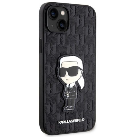 Etui na telefon iPhone 14 Plus/15 Plus Karl Lagerfeld Saffiano Monogram