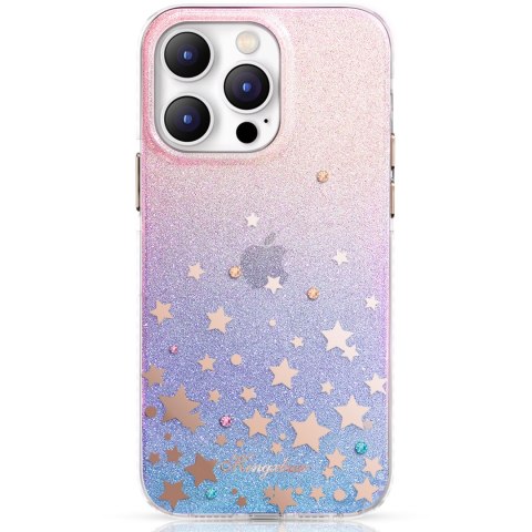 Etui na telefon iPhone 14 Plus / 15 Plus Kingxbar Heart Star