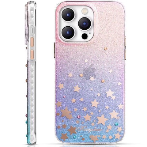 Etui na telefon iPhone 14 Plus / 15 Plus Kingxbar Heart Star