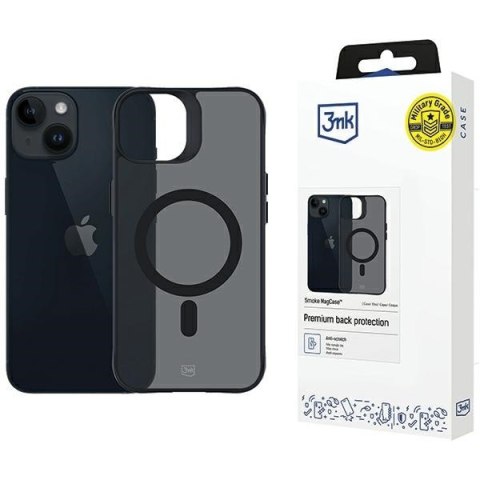 Etui na telefon iPhone 14 Plus 3MK MagCase Smoke - Ochrona i styl