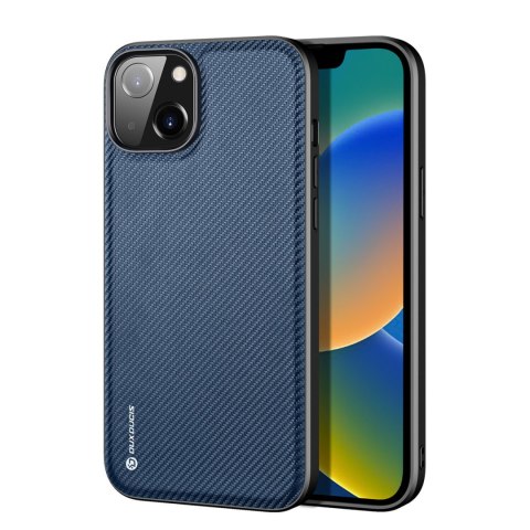 Etui na telefon iPhone 14 Dux Ducis Fino niebieski - elegancka ochrona