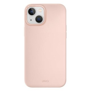 Etui na telefon iPhone 14 UNIQ Lino różowy - stylowe i funkcjonalne