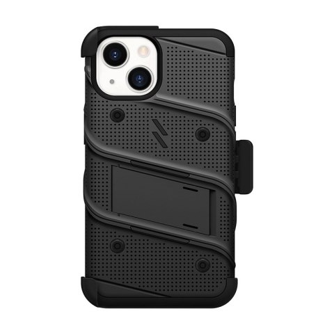 Etui iPhone 14 ZIZO BOLT Series + szkło czarne