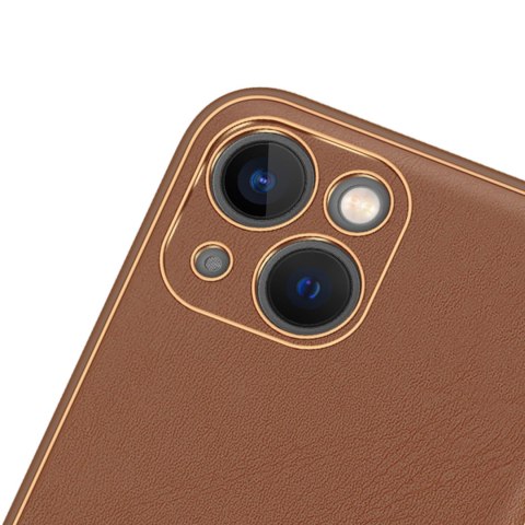 Etui na telefon iPhone 14 Dux Ducis Yolo brązowy - elegancka ochrona