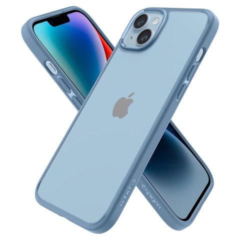 Etui na telefon iPhone 14 Spigen Ultra Hybrid niebieskie Sierra