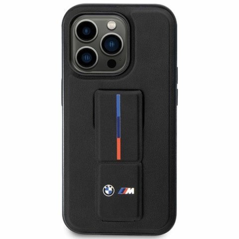 Etui iPhone 14 BMW czarne hardcase Grip Hot Stamp