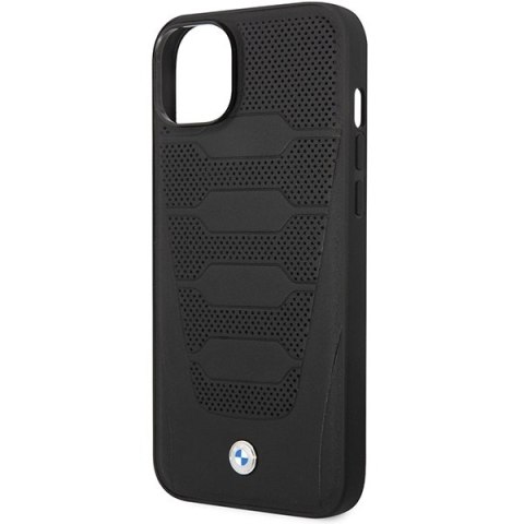 Etui BMW BMHCP14S22RPSK Apple iPhone 14 czarny/black Leather Seats Pattern