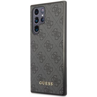 Etui na telefon Samsung Galaxy S23 Ultra Guess szare hardcase 4G