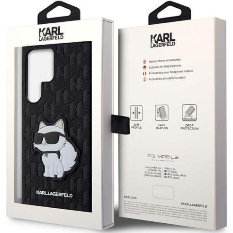 Etui na telefon Samsung Galaxy S23 Ultra Karl Lagerfeld Saffiano Choupette