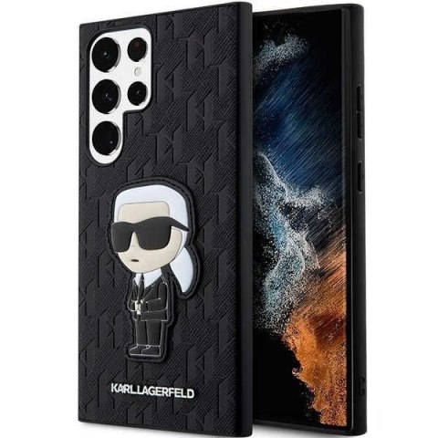 Etui na telefon Samsung Galaxy S23 Ultra Karl Lagerfeld Saffiano czarne