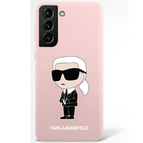 Etui na telefon Samsung Galaxy S23 Ultra Karl Lagerfeld różowe silikonowe