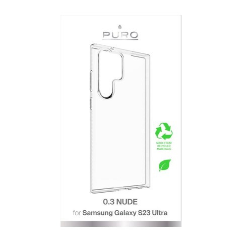 Etui na telefon Samsung Galaxy S23 Ultra PURO 0.3 Nude przezroczyste