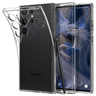 Etui na telefon Samsung Galaxy S23 Ultra Spigen Liquid Crystal Przezroczyste