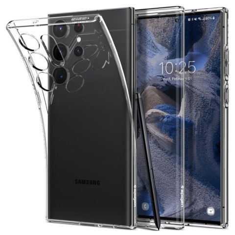 Etui na telefon Samsung Galaxy S23 Ultra Spigen Liquid Crystal Przezroczyste