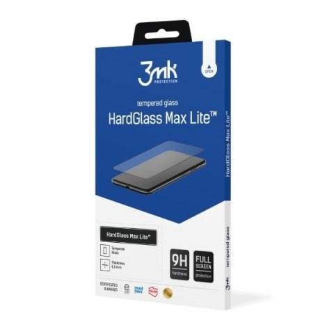 Szkło hartowane 3MK HardGlass Max Lite Samsung Galaxy S23 Ultra czarne