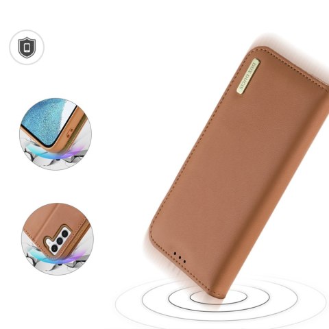 Etui Samsung Galaxy S23+ Plus Dux Ducis Hivo brązowe